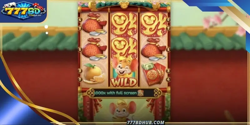 Gold coins shimmer brightly behind the main Fortune Mouse interface