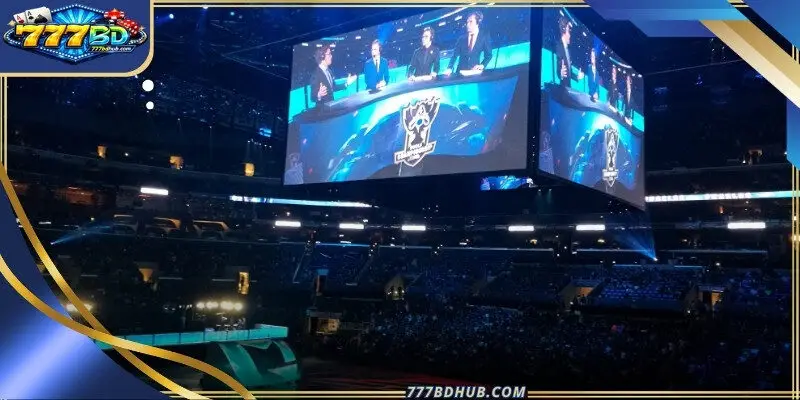 A professional high-tech stage an international esports championship series