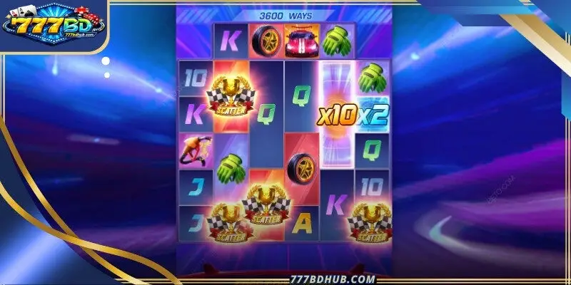 Golden multiplier symbols appear randomly to boost winnings significantly