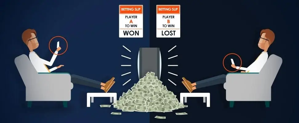 Hedging betting strategy overview showing risk reduction and profit protection